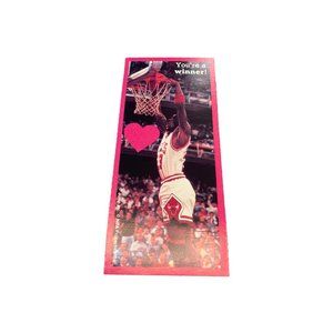 Vintage Michael Jordan Valentine From 1990s You're A Winner